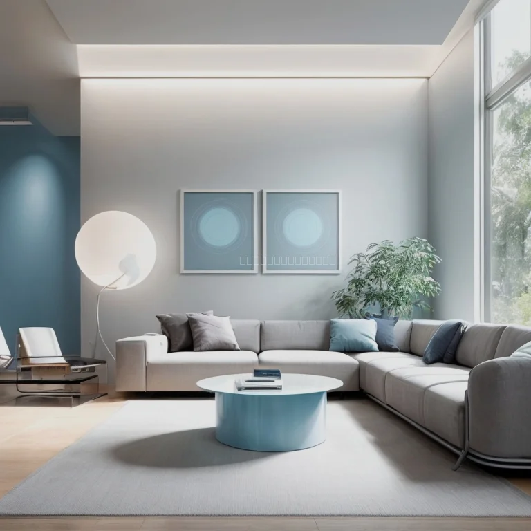 Vue d’un climatiseur AI ClimaMind en fonctionnement